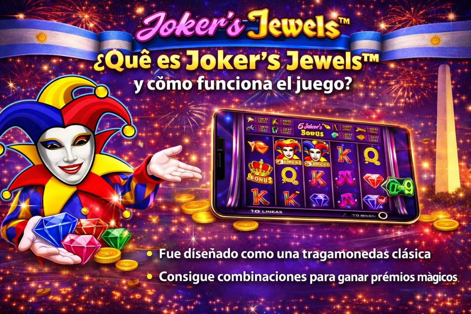 ¿Qué es Joker's Jewels y cómo funciona el juego?